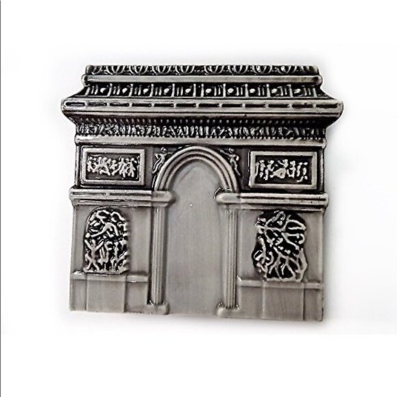 Paris French Toothbrush Holder Arc de Triomphe Ceramic Parisian French Country - Picture 2 of 9